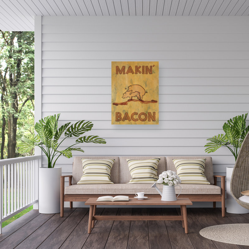 Toile pour l'extérieur Marcus Jules Makin Bacon, H 35 po x l 47 po