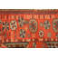 One-of-a-Kind 8'2" X 10'2" 1900s Wool Area Rug in Red/Brown/Blue