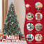 Lighted Artificial Fir Christmas Tree-1324653622