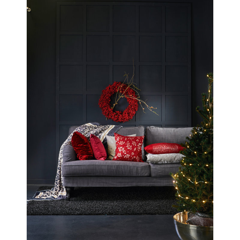 Square Cushion, Taupe