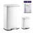 Connor Rectangular 13.2-Gallon Trash Can with Soft-Close Lid and FREE Mini Trash Can-50449723
