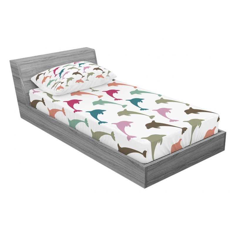 Microfiber Sheet Set, Twin Sheet Set with Fitted Sheet