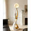 Lampe de plancher légère en résine de vinyle décorative pour salon