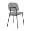 Chaise d'appoint en gris clair