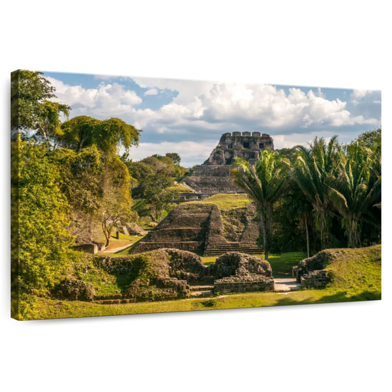 Ravi Xunantunich Mayan Ruins, 26" H x 39" W
