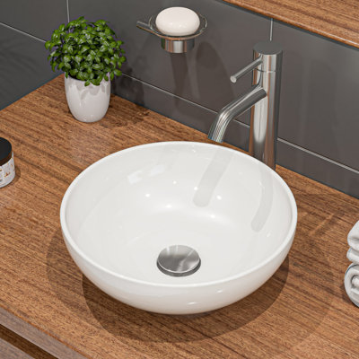 Lavabo de salle de bain vasque circulaire
