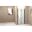 Afton 36"x72" Bifold Shower Door with 1/4" Tempered Glass & Aluminum Frame-123254210