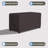Devoko Heavy-Duty Waterproof Rectangle Ottoman Outdoor Deck Box Cover, DecksploreOutdoor Rectangle Storage Box Bench Patio Deck Box Cover-804831090-804831099