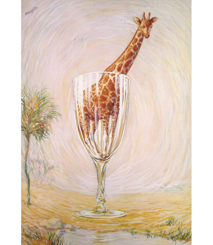La baignoire en verre taillé, H 24 po x l 17 po