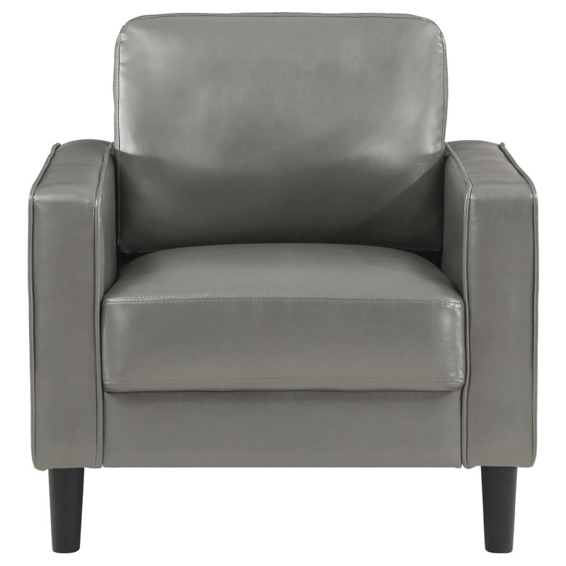 Fauteuil d'appoint rembourré Farallone, Gris
