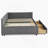 Upholstered Tufted Bed With Two Drawers,Comfortable Backrest And Armrests-799449027