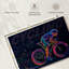Sirci abstrait à vélo-107848844