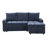 U_STYLE  Soft Upholstered Sectional Sofa Bed With Storage Space-1745655231