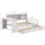 Lit de jour multifonctionnel d'angle avec tiroirs de rangement, bureau, port de charge-875006222