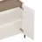 Abbey 32" Modern Accent Cabinet with Adjustable Shelves and Metal Legs in Maple and Off White-1412652216