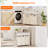 Laundry Hamper 3 Section, Large Rolling Laundry Sorter With Shelf & 2 Drawers, Pull-out Laundry Basket Organizer With Wheels And Removable Bag For Laundry Room Bathroom-1298838192