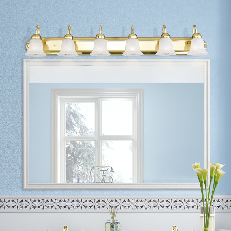 Wiedeman 6 - Light Dimmable Bath Bar, Polished Brass