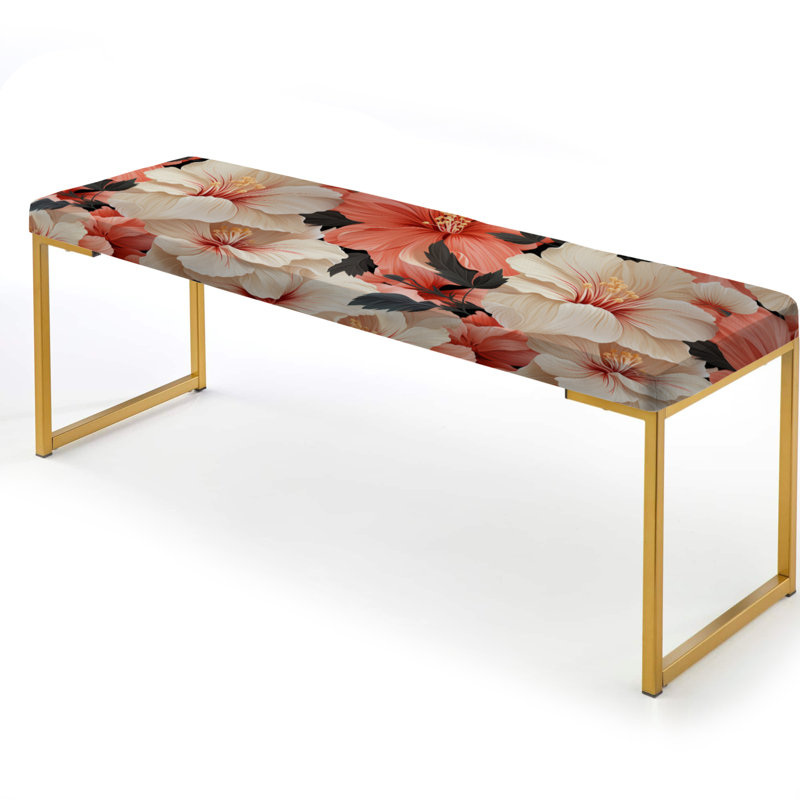 Tropical Tropical Whisper - banc rembourré tropical doré