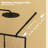 34" W x 72" H Matte Black Framed Shower Screen with Grid Silk-Printed Clear Glass, Support Bar Included