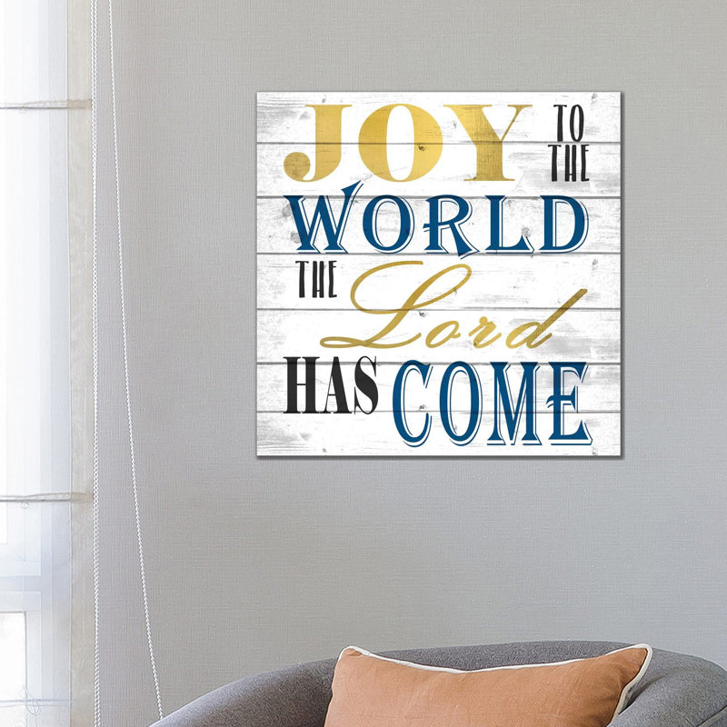 Gold Joy by Kimberly Allen - Wrapped Canvas Gallery-Wrapped Canvas Giclée, 66.04 cm H x 66.04 cm W