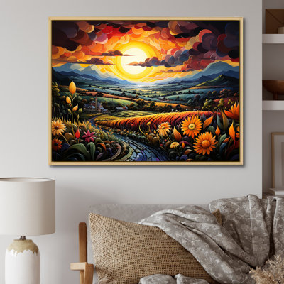 «Whimsical Magical Fields» sur impression sur toile