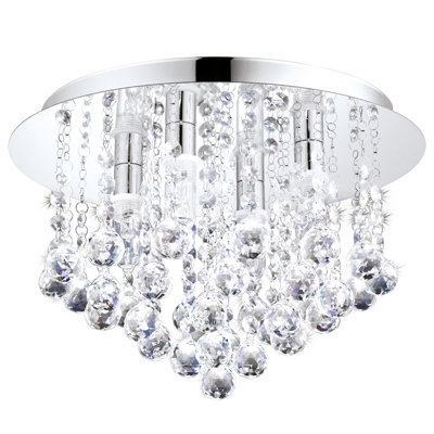 Isabeau Crystal LED Flush Mount