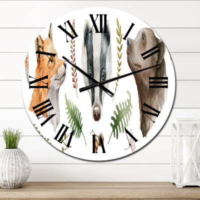 Horloge murale surdimensionnée