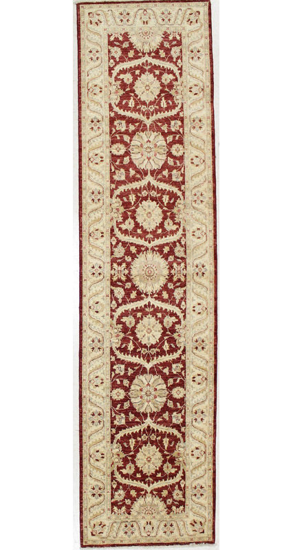 Tapis Oushak rétro vieilli 3 x 11 po Anatolian