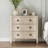 Andrile 27'' W Transitional 3-Drawer Curved End Table with Charging Station and Solid Wood Legs-1963596348