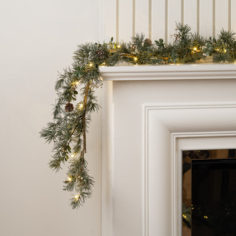 150cm Natural Feel Garland pre-lit