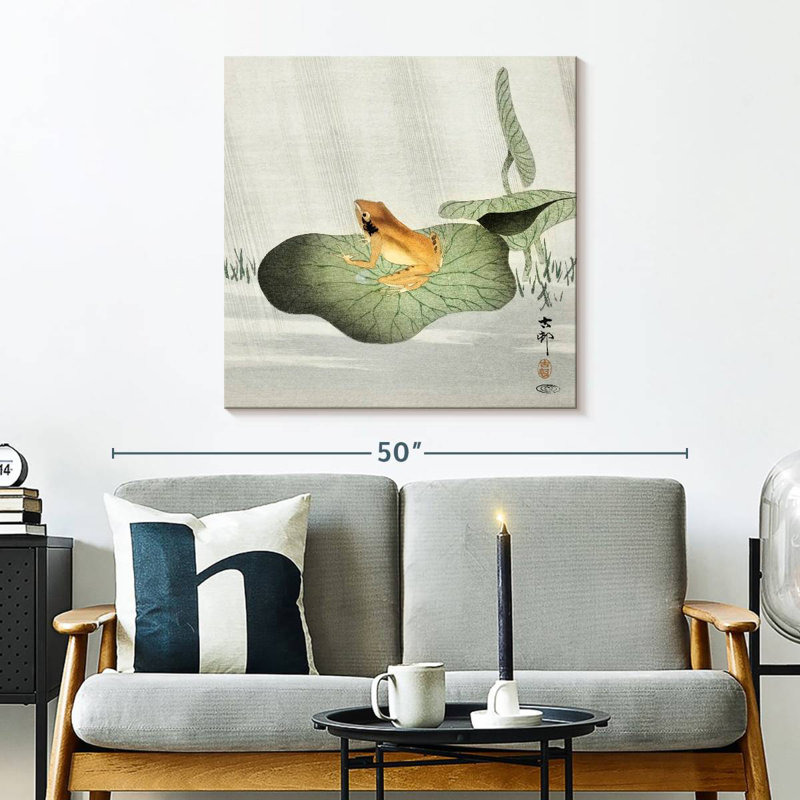 Brampt Frog On Lotus Leaf, 30" H x 30" W