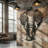 Handmade Boho Animals Wall Decor on Metal-575711568