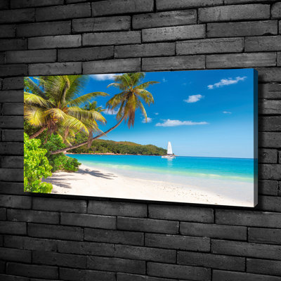 Tropical Beach - Wrapped Canvas Print