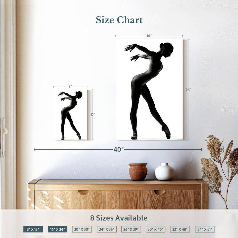 Ener Expressive Ballerina, H 12 po x l 8 po