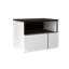 Hailey 50cm W Manufactured Wood Bedside Table