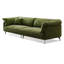70.87" Green Velvet Standard Sofa cushion couch-108839972