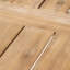Table à manger en bois - Panneaux à lattes pour une maison rustique 3 pièces