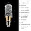 Ampoule DEL en cristal de style solide, blanc chaud 3000K, ampoules à culot moyen E26 / 27 (base non incluse)-121723596-121723598