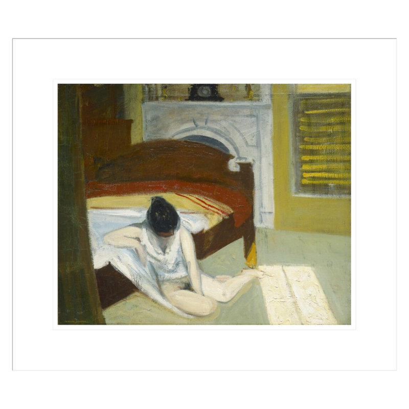 «Summer Interior» par Edward Hopper, Edward Hopper - impression giclée encadrée, H 17,75 po x l 20,35 po
