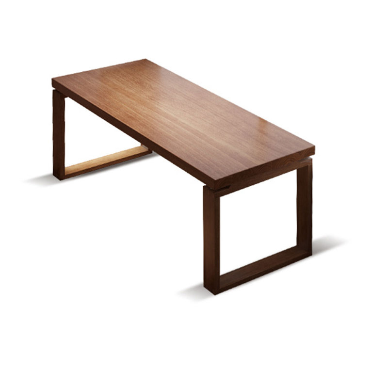 Rectangular Solid Wood with 2 drawers desk, 29.53" H x 55.12" W x 23.62" D