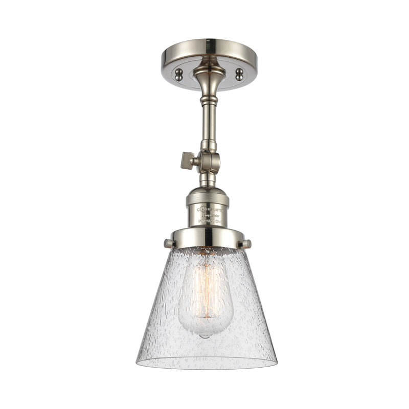Pelkey Armed Sconce, Polished Nickel
