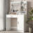 Vanity Desk With Mirror And Adjustable Lighting, Three-Level Storage Dresser For Organized Bedroom Makeup Routine-315180852