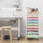 Rolling Storage Cart with Drawers,Utility Cart With 8 Drawers and Wooden Tabletop,Plastic Storage Drawers,Craft Storage