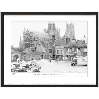 Ely, The Square And Cathedral C1955 by Francis Frith - Single Picture Frame Print