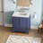 30" Freestanding Single Bathroom Vanity with Engineered Marble Top, Undermounted Ceramic Sink, Soft-Close Door, Solid Wood Drawer, 3 Colors Option-1084689101