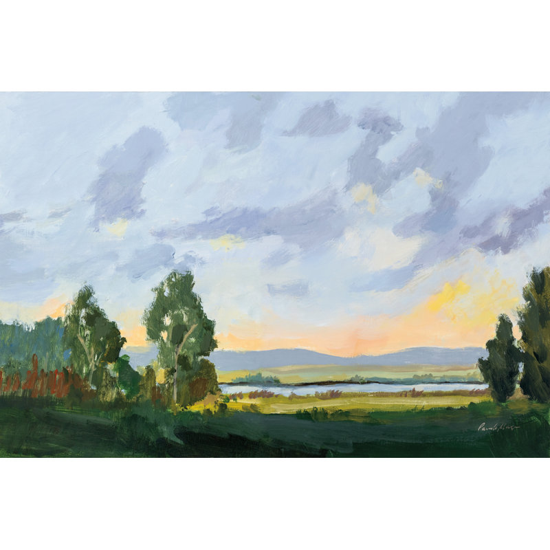 Soir ciel I, H 36 po x l 24 po x P 1,25 po