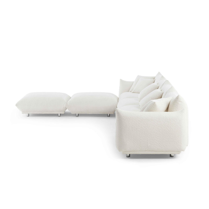 Canapé moderne avec repose-pieds Chris