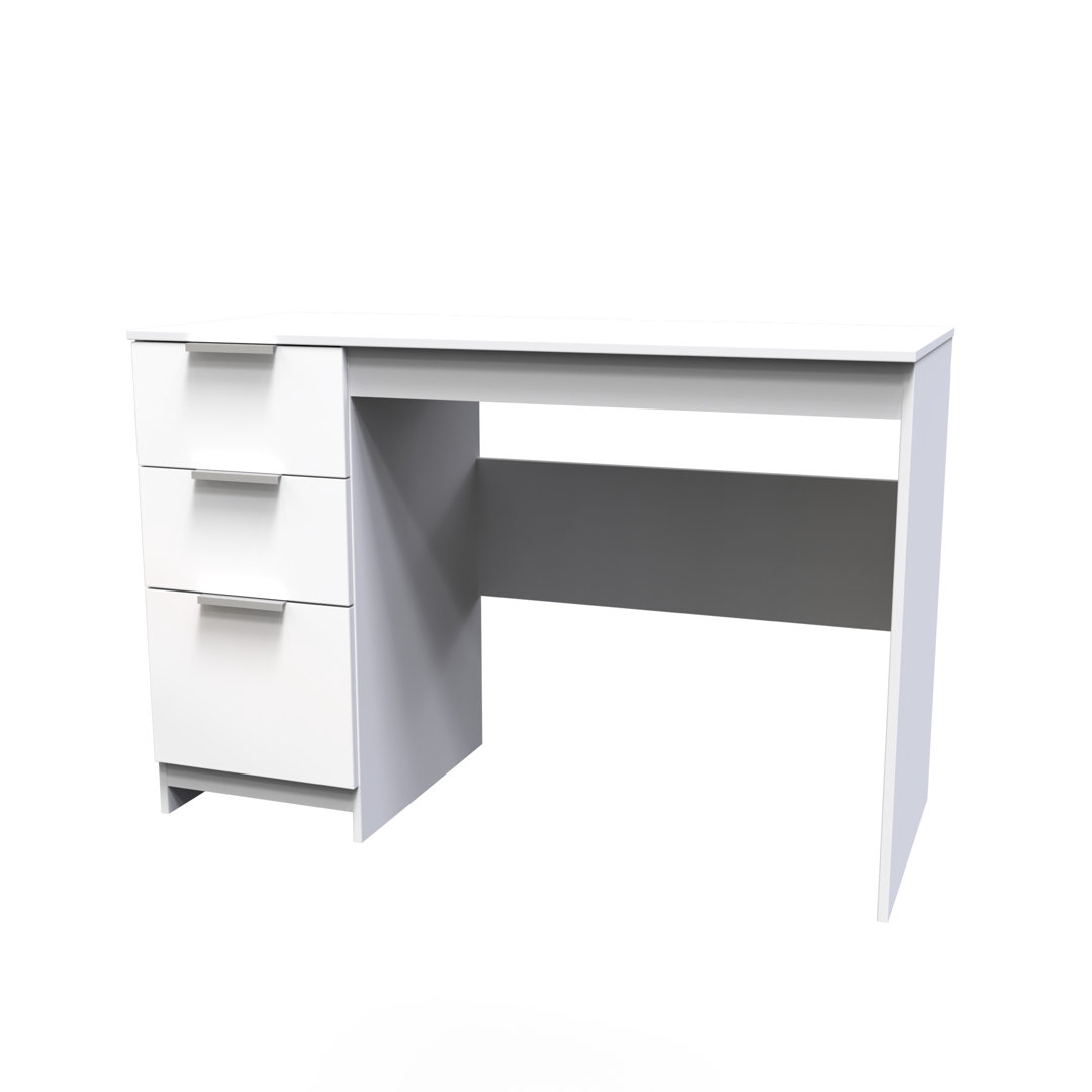 Biernat 3 Drawer Vanity in Uniform Grey & White (Ready Assembled)