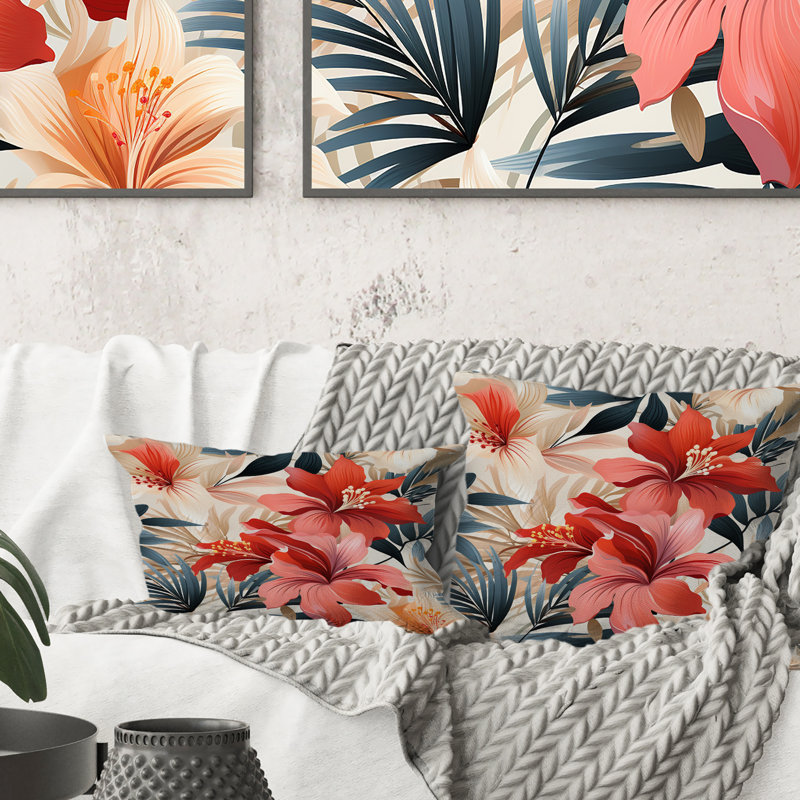 Coussin tropical en polyester Tropical Whisper