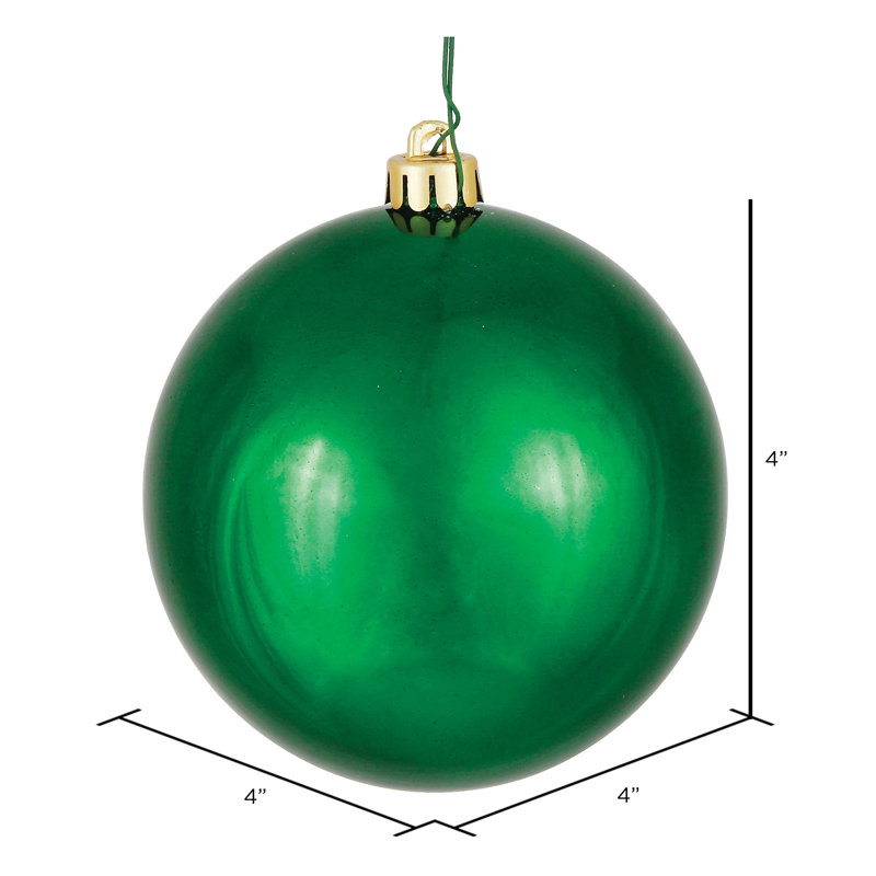 Holiday Décor Ball Ornament, Emerald